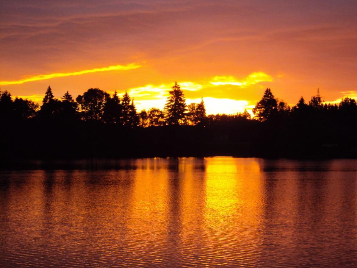 Direkt Am See Mit Bergblick Seeg Dış mekan fotoğraf